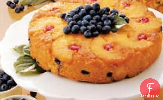 Pastel de desayuno al revés