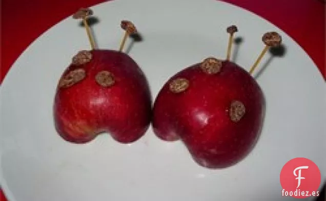 Golosinas de mariquita de manzana