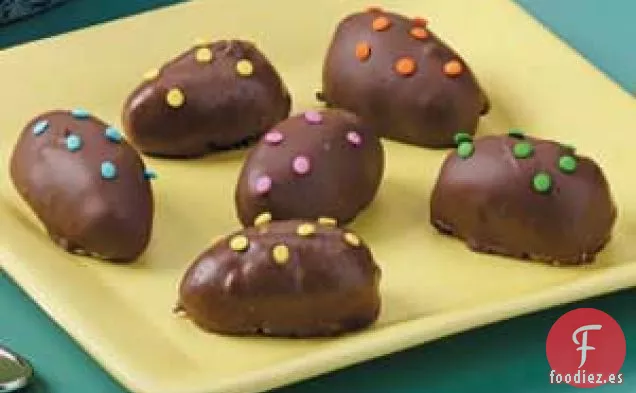 Huevos con mantequilla de maní