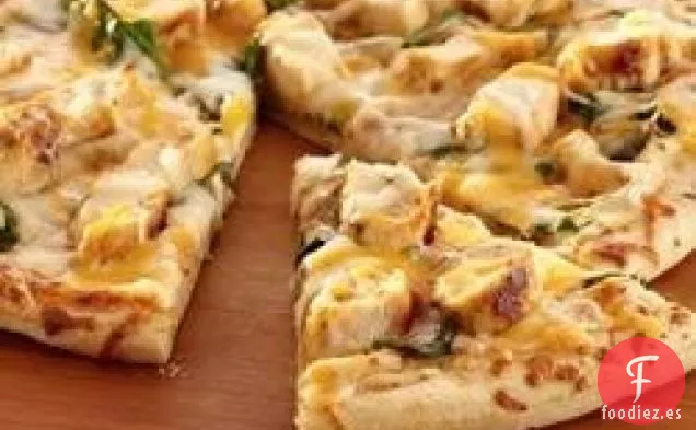 Pizza de pollo con ajo y salteado Saute Express®