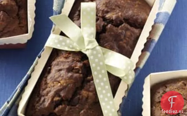 Pan de calabaza y chocolate