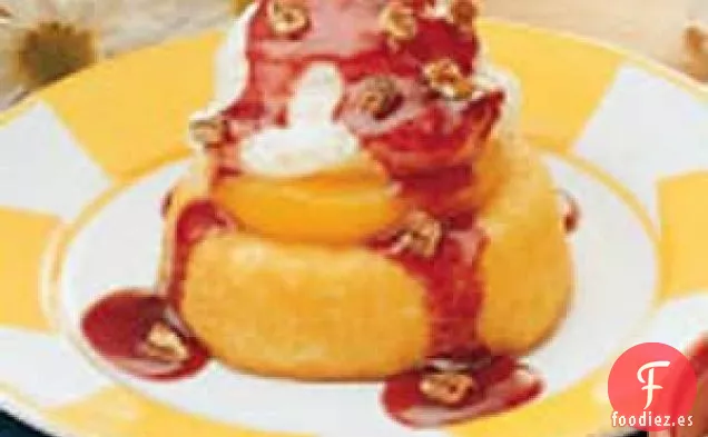 Postre Melba De Melocotón