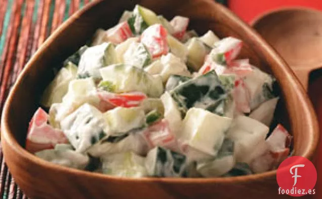 Ensalada india de pepino