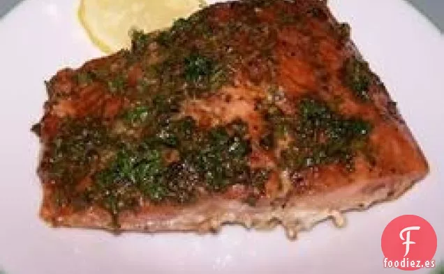 Salmón Sencillo Con Salsa Balsámica