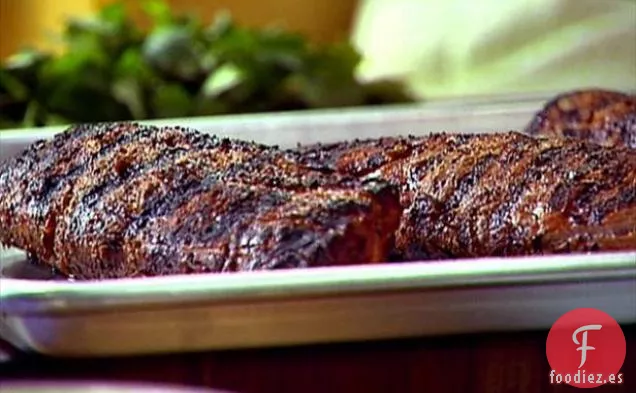 Solomillo De Cerdo A La Parrilla Marinado Asiático