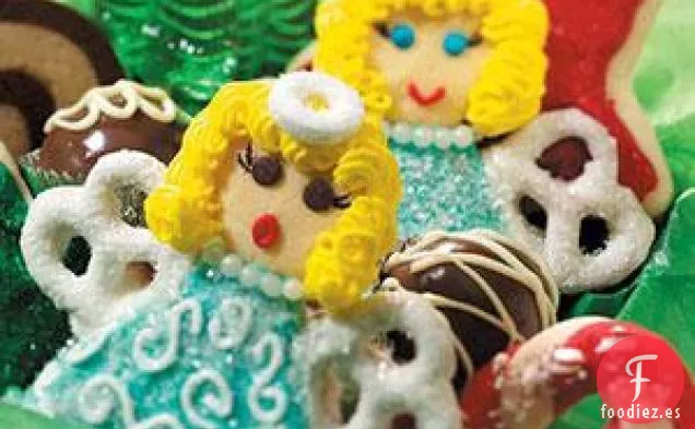 Ángeles de galletas celestiales