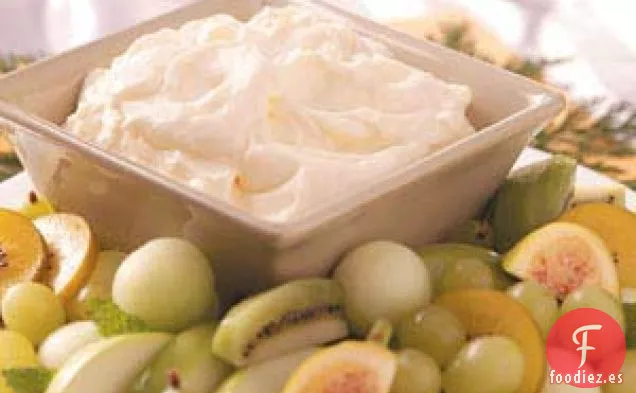 Salsa de frutas esponjosa