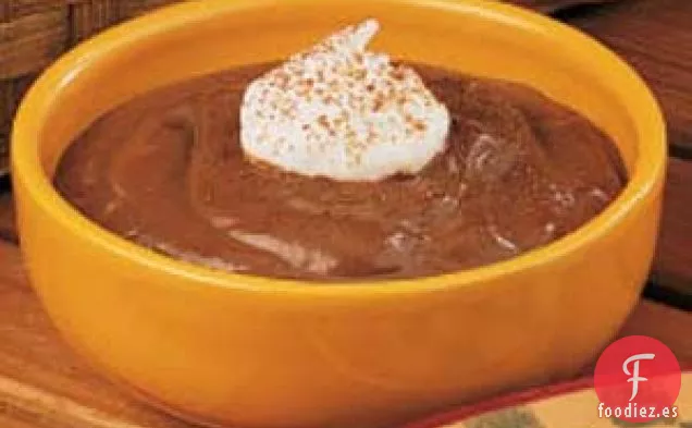 Pudín de chocolate para uno