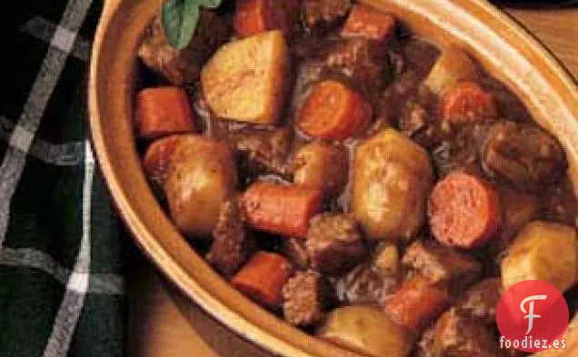 Guiso de carne de venado