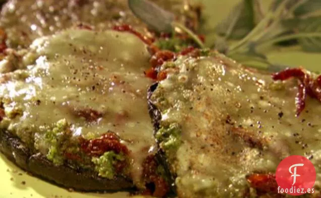 Champiñones Portobello Rellenos A La Parrilla