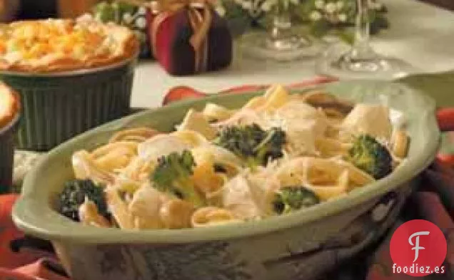 Fettuccine De Pollo Y Brócoli