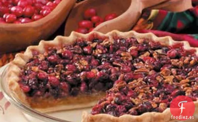 Pastel de nueces y arándanos