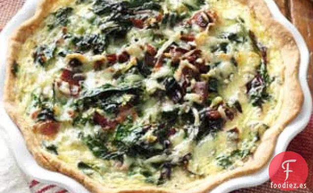 Quiche de verduras de primavera
