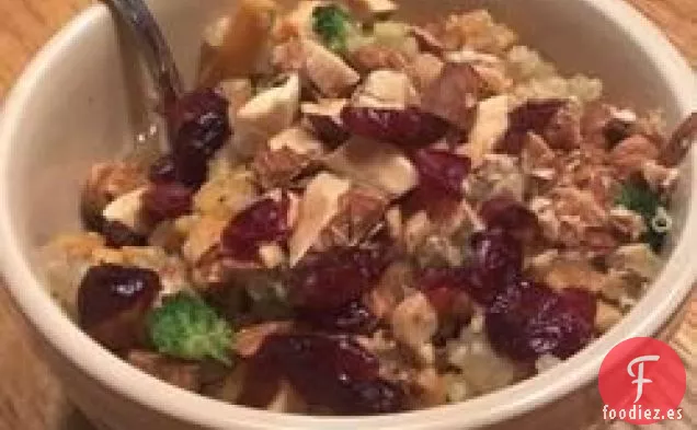 Quinoa con batatas y brócoli