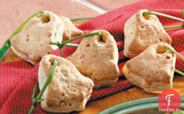 Adornos de galleta con cebollino