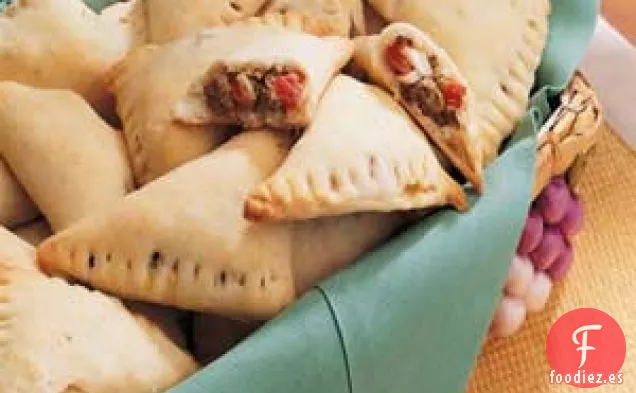 Bolsillos de carne y huevo