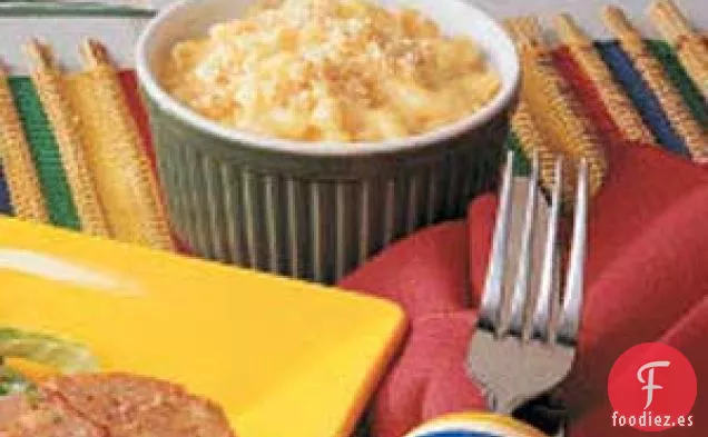 Macarrones con queso para una persona