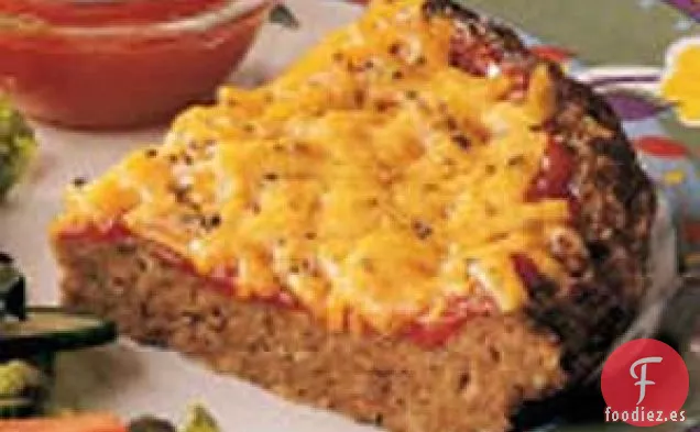 Pastel de carne con queso