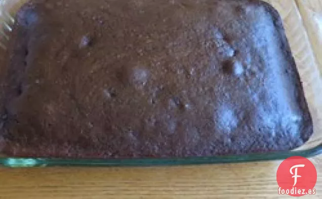 Pastel de chocolate y calabacín de Sneaky Mommy