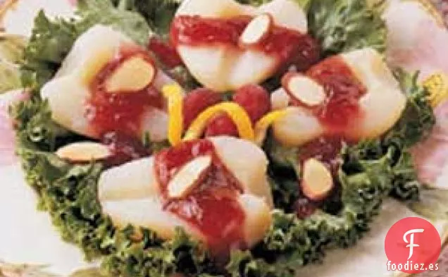 Ensalada de arándanos y peras