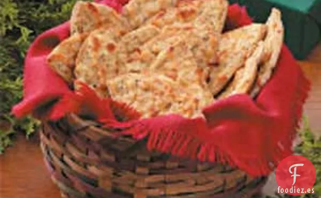 Chips de pita con queso