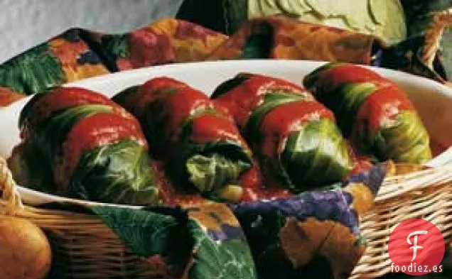 Rollos de col rellenos de carne
