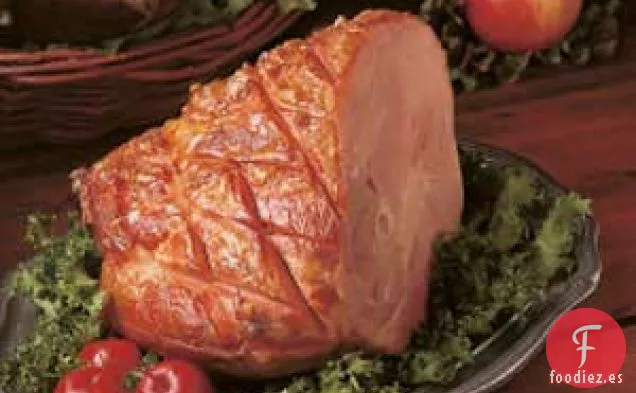 Jamón glaseado con azúcar