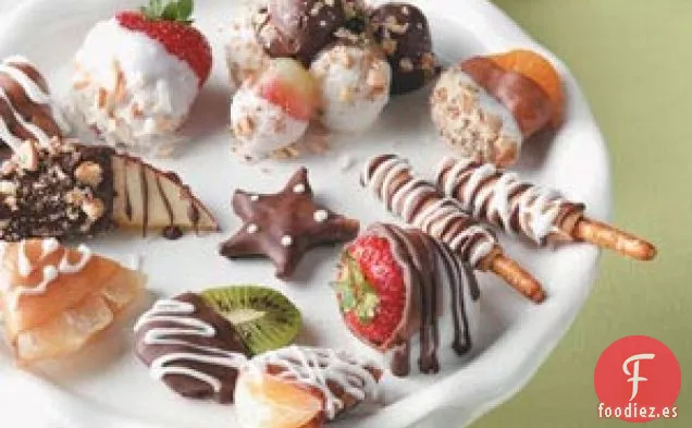 Bandeja de frutas confitadas