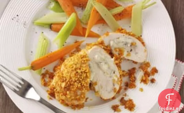 Rollitos crujientes de pollo estilo búfalo