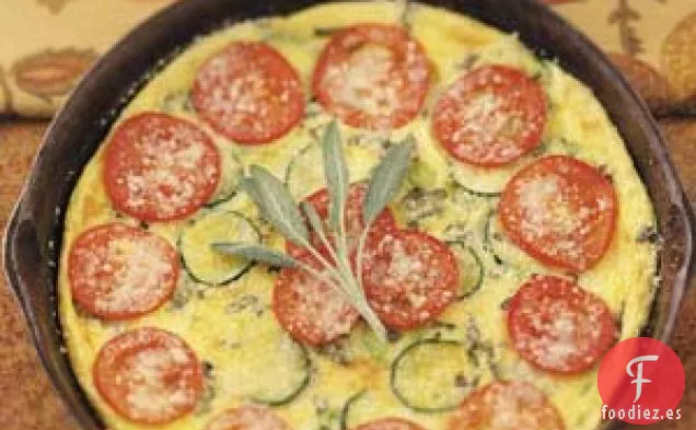 Tortilla de jardín a la italiana