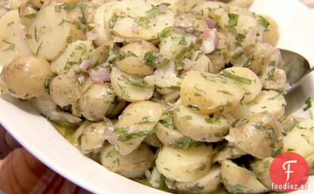 Ensalada de papas con hierbas