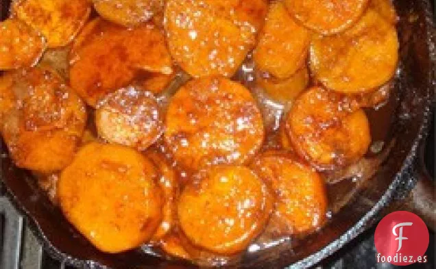 Patatas dulces confitadas al estilo sureño