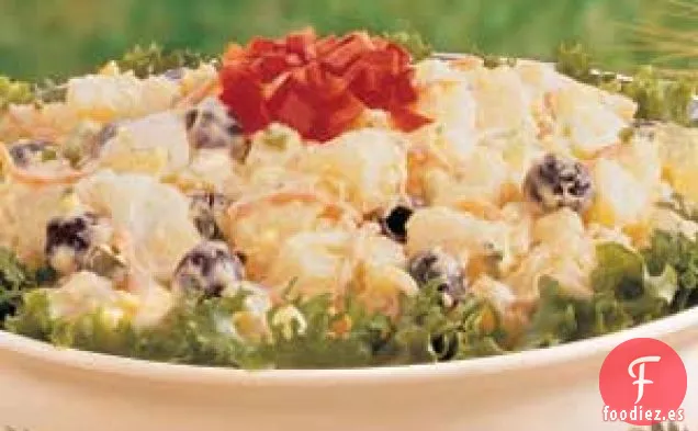 Ensalada de papas doradas