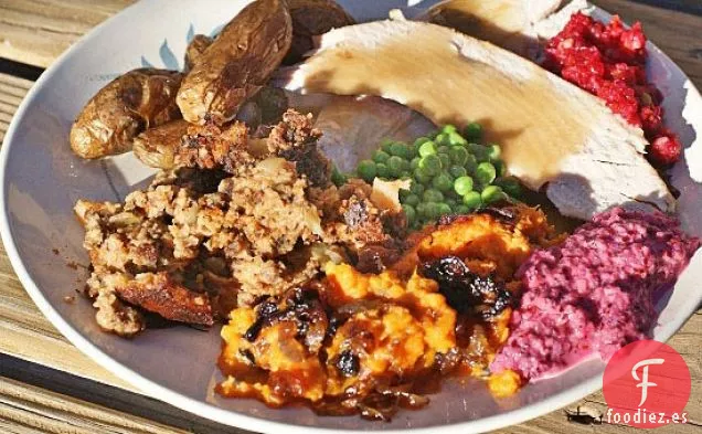 Acción de Gracias: puré de batatas y salsa de menudillos