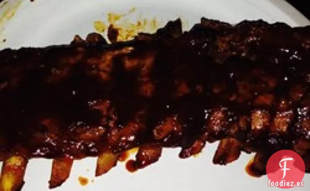 Costillas campestres a la parrilla