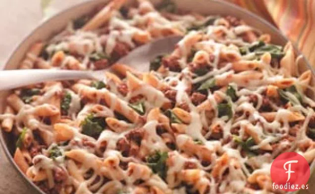 Carne de vacuno penne abundante