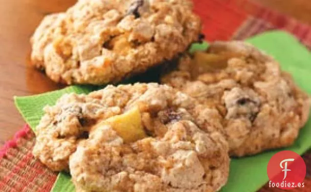 Galletas de avena y manzana
