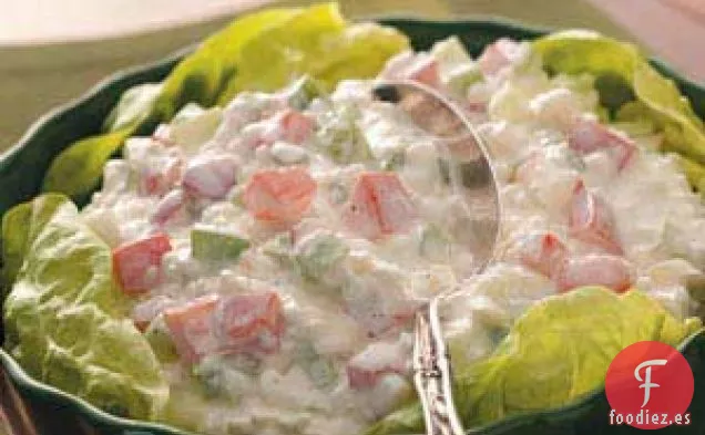 Ensalada de confeti y requesón