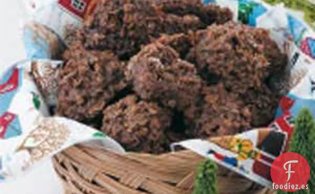 Galletas de chocolate sin horno