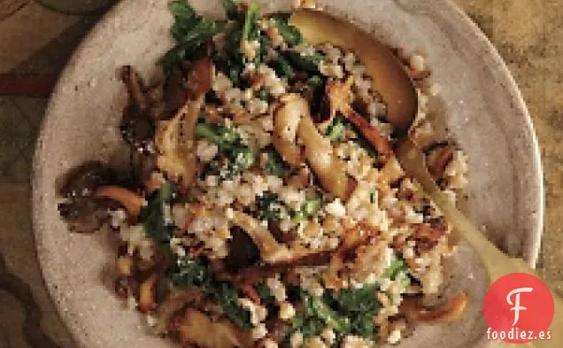 Farro Pilaf Cremoso Con Setas Silvestres