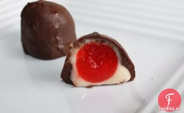 Cerezas cubiertas de chocolate