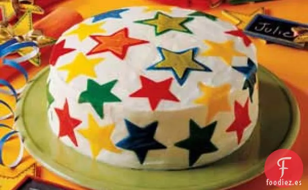 Pastel de estrellas dulces