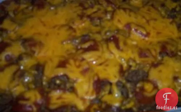 Cazuela de pizza de patata