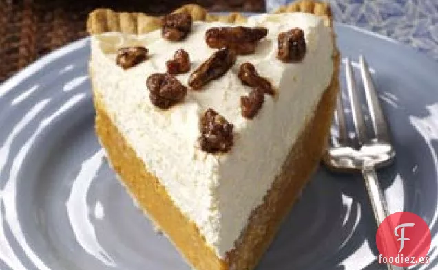 Pastel de calabaza elegante