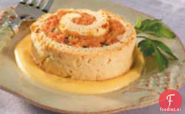 Espirales de jamón y galleta