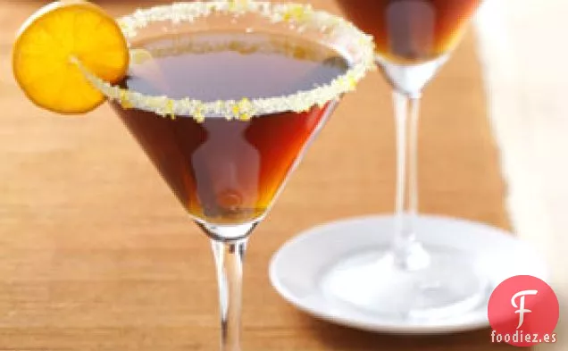 Martini de naranja y café
