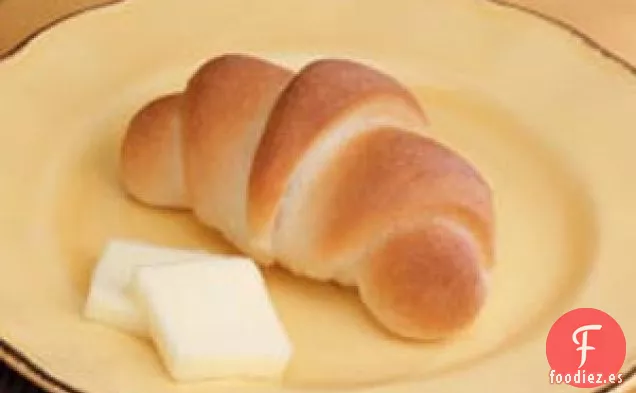 Rollos de medialuna dorada