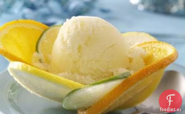 Tazones de cítricos congelados