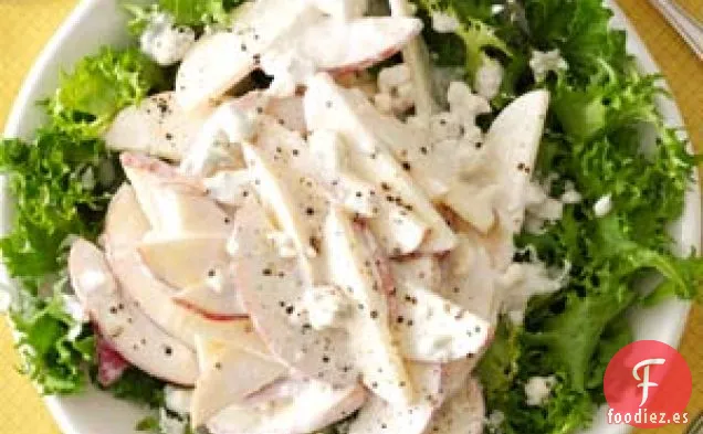 Ensalada de manzana, gorgonzola y endivias