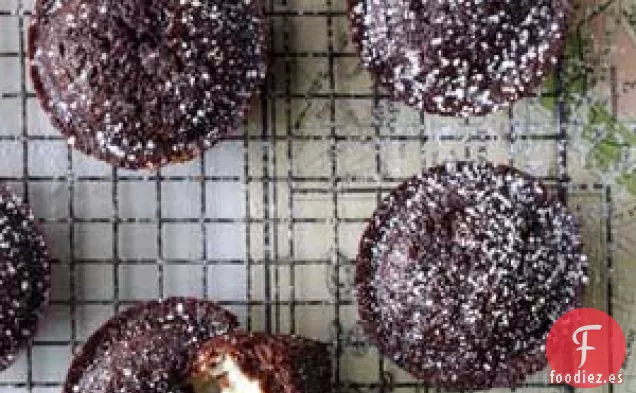 Magdalenas de macarrones y chocolate